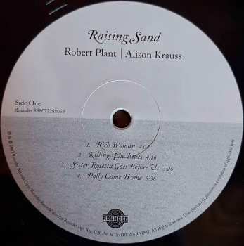2LP Robert Plant: Raising Sand
