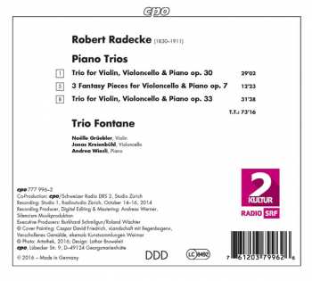 CD Robert Radecke: Piano Trios