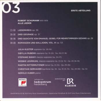 11CD/Doos Robert Schumann: Alle Lieder