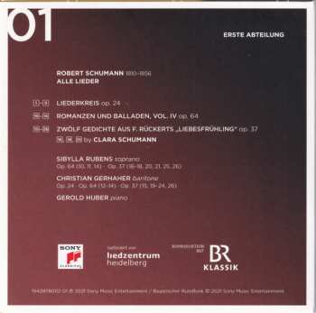 11CD/Doos Robert Schumann: Alle Lieder