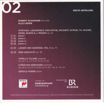 11CD/Doos Robert Schumann: Alle Lieder