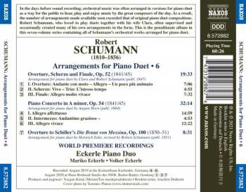 CD Robert Schumann: Arrangements For Piano Duet • 6