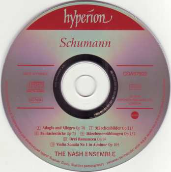 CD Robert Schumann: Chamber Music