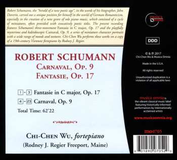 CD Robert Schumann: Carnaval, Op. 9; Fantasie, Op. 17