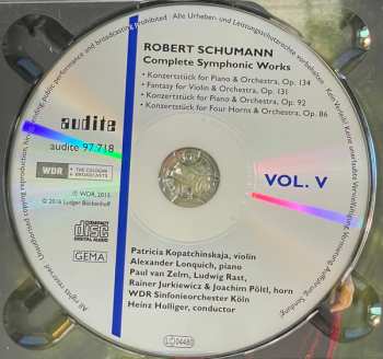 CD Robert Schumann: Complete Symphonic Works: Vol V