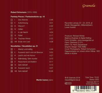CD Robert Schumann: Fantasiestucke; Novelletten