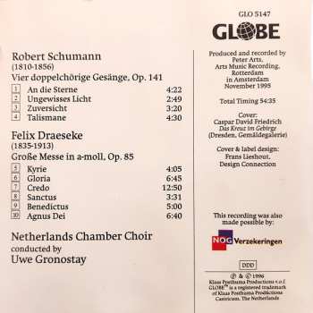 CD Robert Schumann: Vier Gesänge, Op. 141; Große Messe, Op. 85