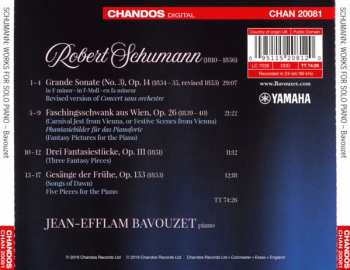 CD Robert Schumann: Jean-Efflam Bavouzet Plays Schumann