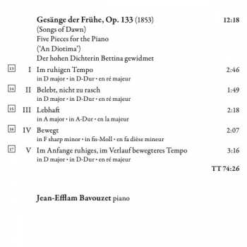 CD Robert Schumann: Jean-Efflam Bavouzet Plays Schumann