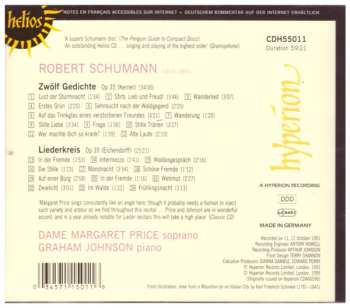 CD Robert Schumann: Kerner Lieder, Op 35 · Liederkreis, Op 39