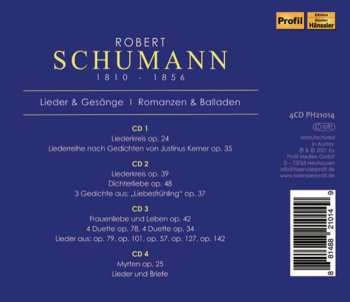 4CD Robert Schumann: Lieder & Gesänge, Romanzen & Balladen