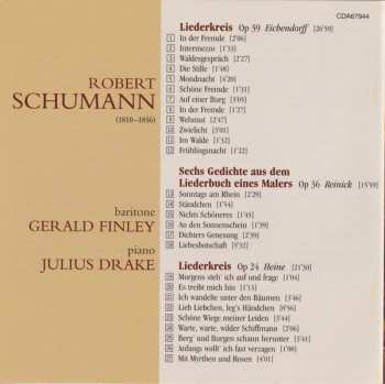 CD Robert Schumann: Liederkreis (Opp 24 & 39)