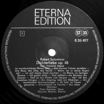 LP Robert Schumann: Dichterliebe Op. 48, Liederkreis Op. 24