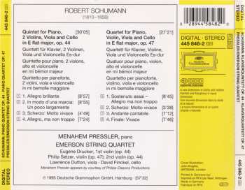 CD Robert Schumann: Piano Quintet Op. 44 /  Piano Quartet Op. 47