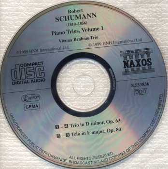 CD Robert Schumann: Piano Trios, Volume 1 - Trio No. 1 In D Minor • Trio No. 2 In F Major