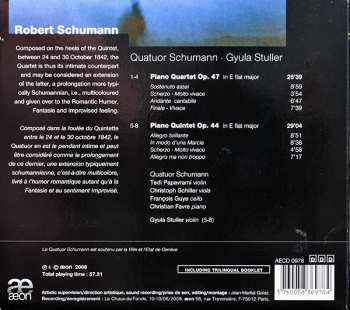CD Robert Schumann: Piano Quartet Op. 47 • Piano Quintet Op. 44