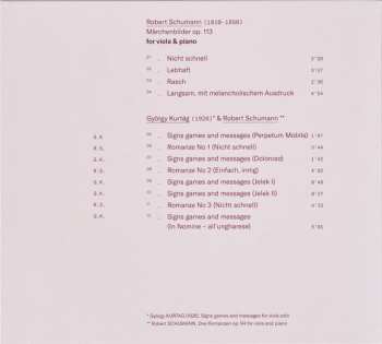 CD Robert Schumann: Robert Schumann • György Kurtág