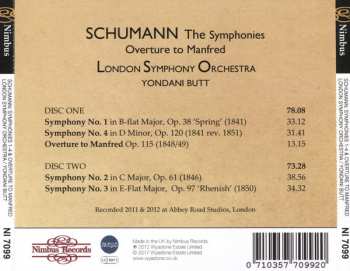 2CD Robert Schumann: Symphonies 1-4; Overture To Manfred