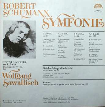 3LP/Doos Robert Schumann: Symfonie / Předehra, Scherzo A Finale E Dur / Manfred (3xLP+ BOOKLET+BOX)