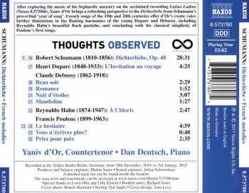 CD Robert Schumann: Thoughts Observed