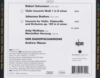 CD Robert Schumann: Violin Concerto / Double Concerto