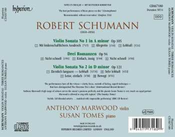 CD Robert Schumann: Violin Sonatas / Three Romances