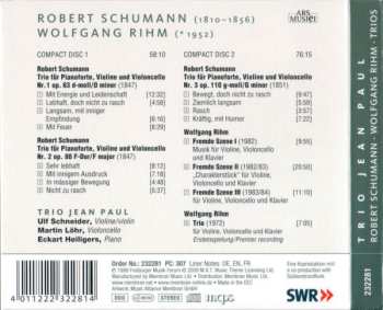 2CD Robert Schumann: Klaviertrios Op. 63, 80, 110 / Trio (1972), Fremde Szenen I–III