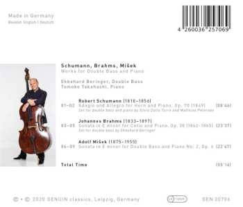 CD Robert Schumann: Works For Double Bass And Piano