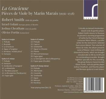 CD Robert Smith: La Gracieuse: Pièces de Viole By Marin Marais