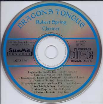 CD Robert Spring: Dragon's Tongue