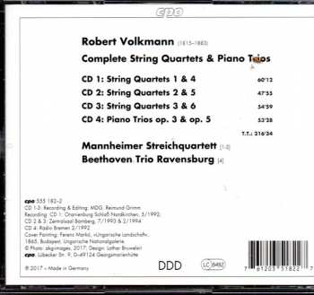4CD Mannheimer Streichquartett: Complete String Quartets - Piano Trios