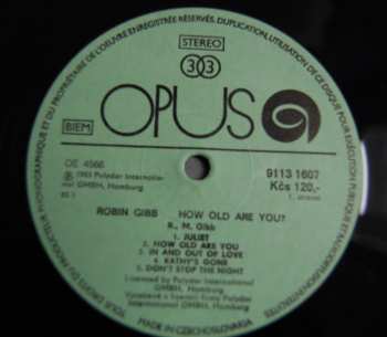 LP Robin Gibb: How Old Are You?