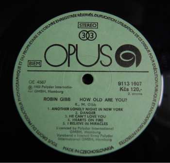 LP Robin Gibb: How Old Are You?