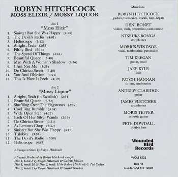 2CD Robyn Hitchcock: Moss Elixir / Mossy Liquor
