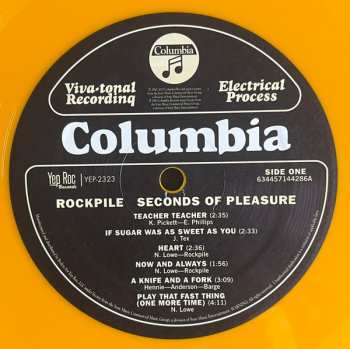 LP Rockpile: Seconds Of Pleasure CLR | LTD
