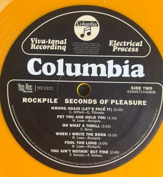 LP Rockpile: Seconds Of Pleasure CLR | LTD
