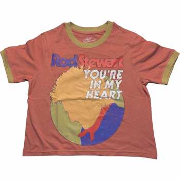 Merch Rod Stewart: Dames Crop Top In My Heart