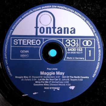LP Rod Stewart: Maggie May