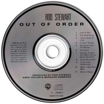 CD Rod Stewart: Out Of Order