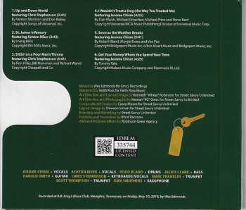 CD Rodd Bland and The Members Only Band: Live on Beale Street: A Tribute to Bobby "Blue" Bland
