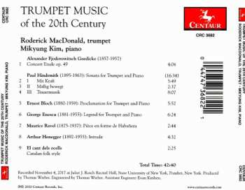 CD John Roderick MacDonald: Trumpet Music Of The 20th Century