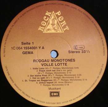 LP Rodgau Monotones: Volle Lotte!