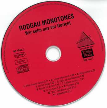 CD Rodgau Monotones: Wir Sehn Uns Vor Gericht