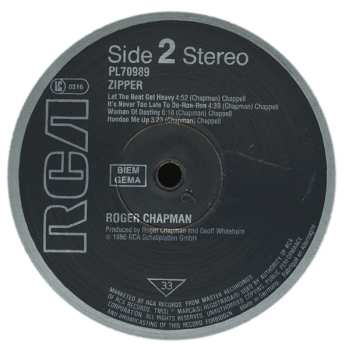 LP Roger Chapman: Zipper
