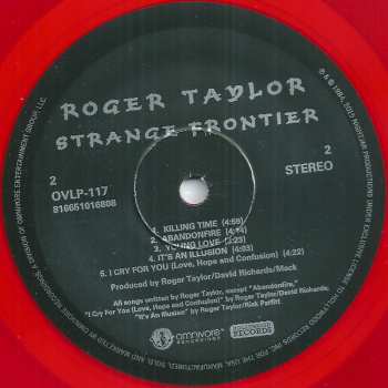LP Roger Taylor: Strange Frontier LTD
