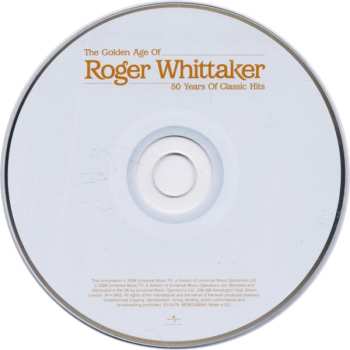 CD Roger Whittaker: The Golden Age Of Roger Whittaker 50 Years Of Classic Hits