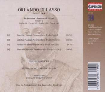 CD Roland de Lassus: Bußpsalmen / Penitential Psalms, Part 2