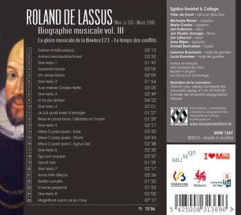 CD Roland de Lassus: Biographie Musicale, Vol. III