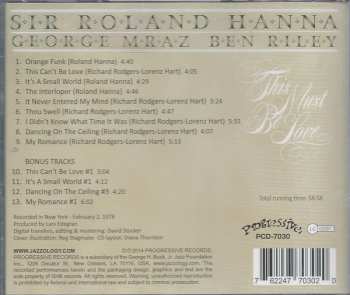 CD Roland Hanna: This Must Be Love
