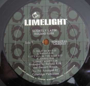 CD Roland Kirk: Slightly Latin